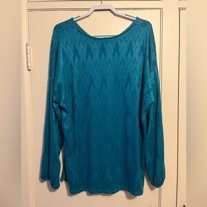 Teal Long Sleeve Top